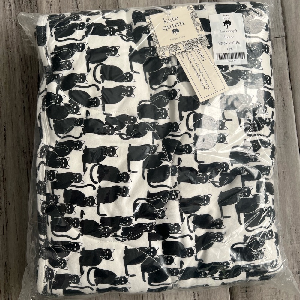 Kate Quinn Black Cat Quilt